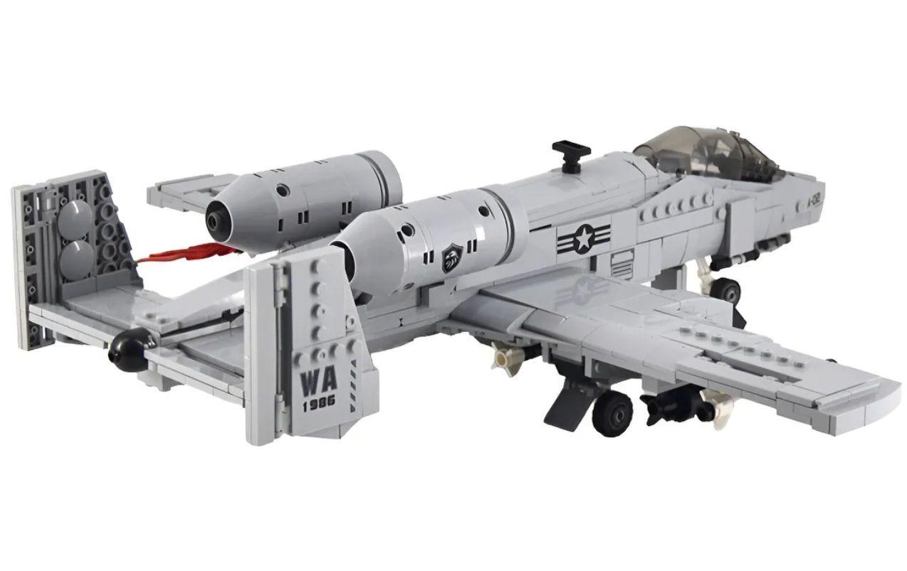 Avión de Ataque USAF A-10C Warthog, compatible Lego-1