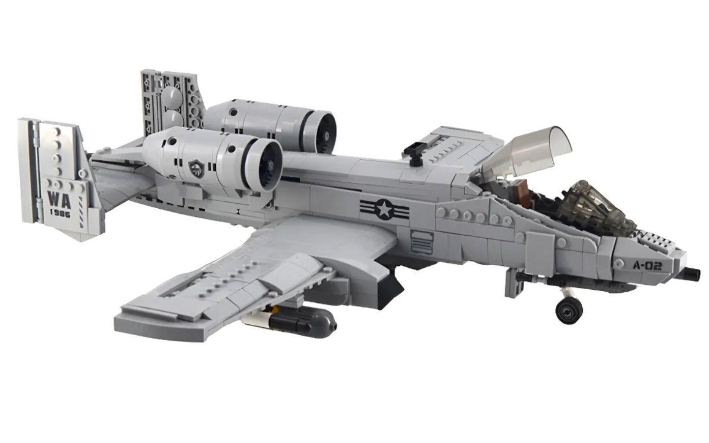 Avión de Ataque USAF A-10C Warthog, compatible Lego-2