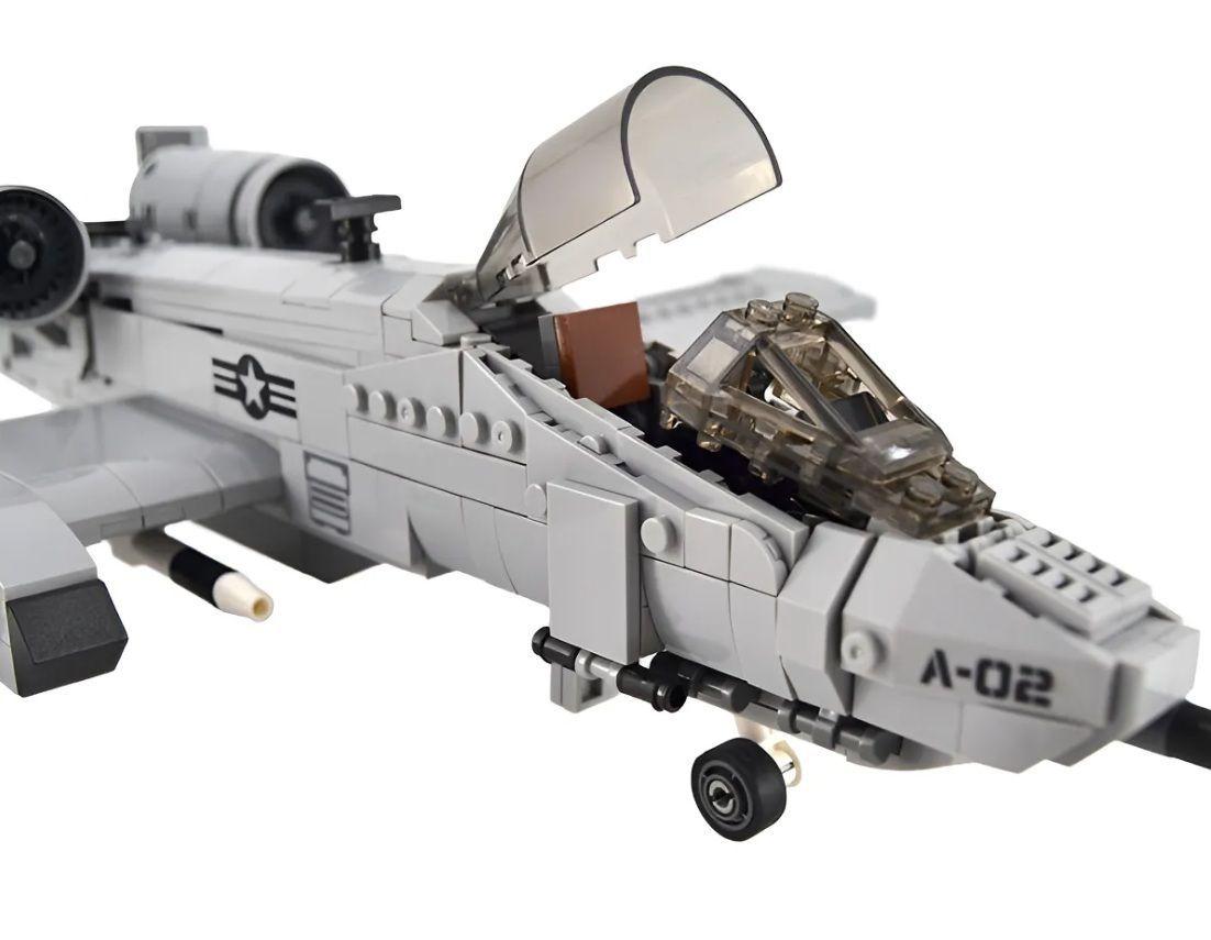 Avión de Ataque USAF A-10C Warthog, compatible Lego-4