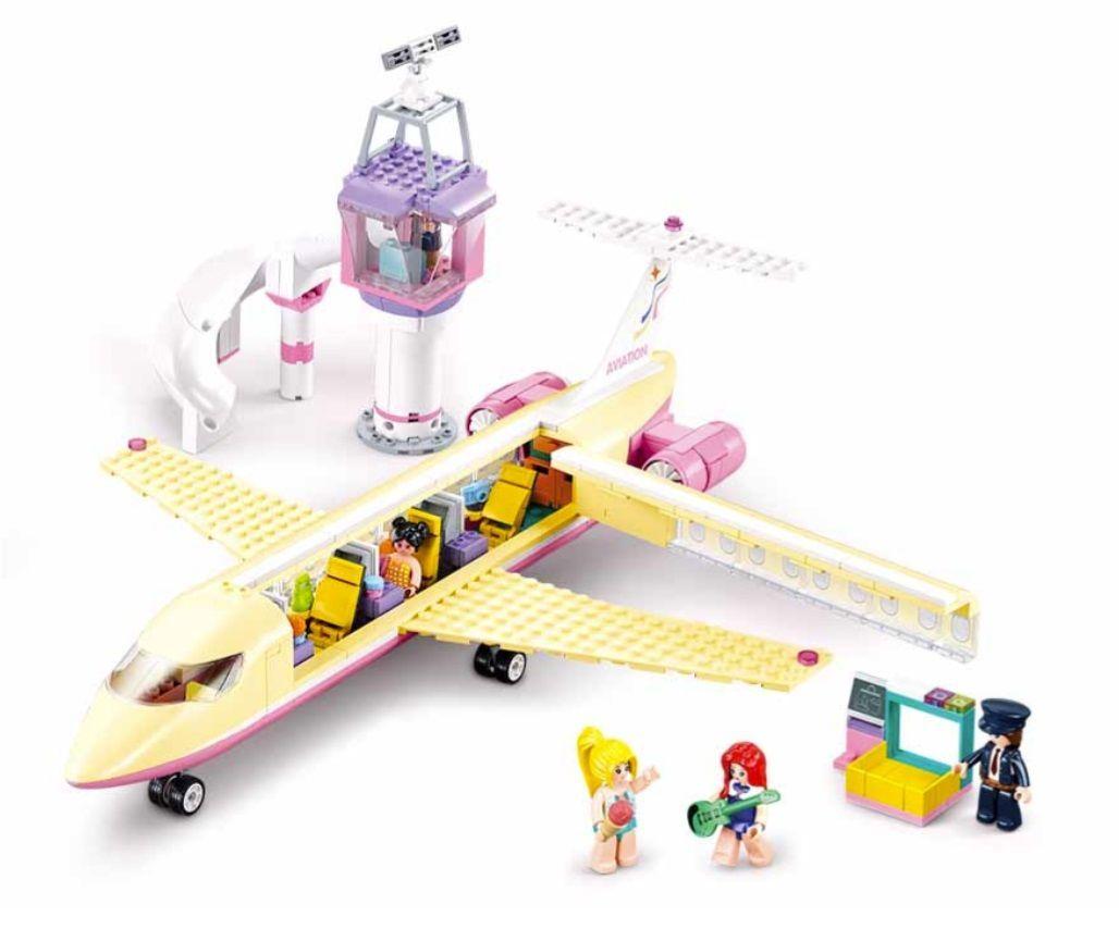 Avión Jet Civil de Pasajeros, compatible Lego-2