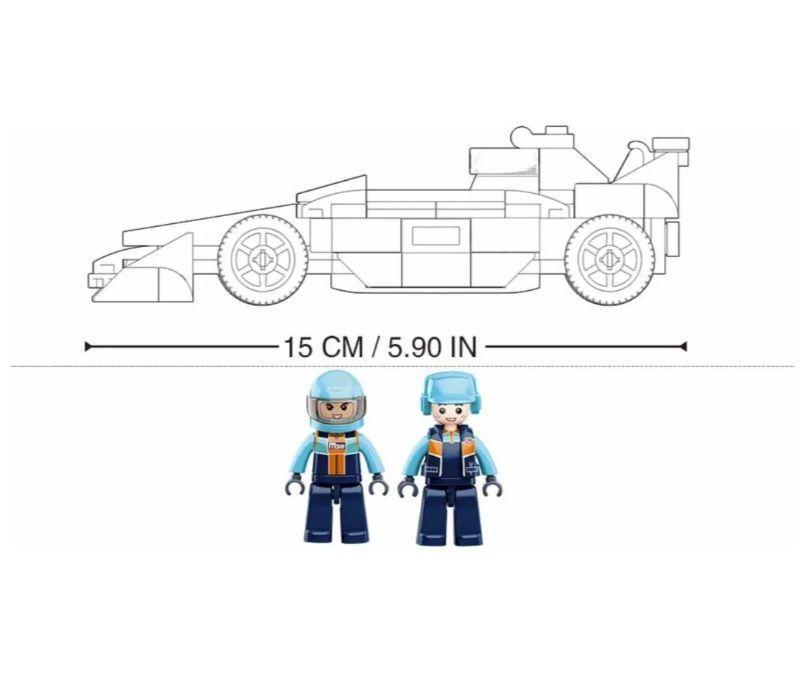 Auto de Carreras Formula 1, compatible Lego-2