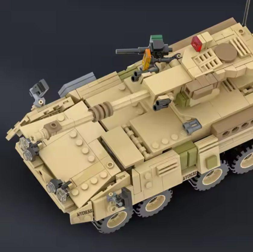 Vehiculo Blindado M1128 Striker Anti-Tanque, compatible Lego-5