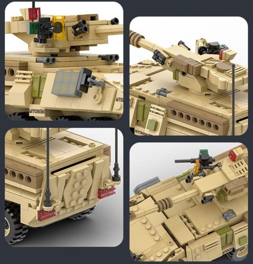 Vehiculo Blindado M1128 Striker Anti-Tanque, compatible Lego-6