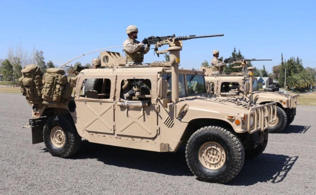 Jeep de Bloques "Humvee" Ejercito de Chile-5
