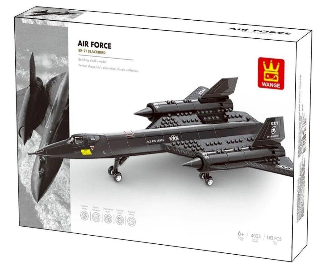 Avión de Reconocimiento SR-71A Blackbird, compatible Lego-2