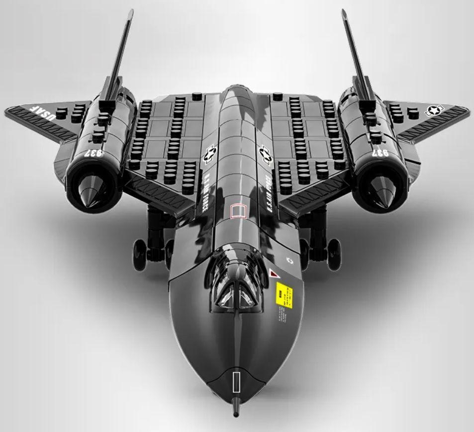 Avión de Reconocimiento SR-71A Blackbird, compatible Lego-3