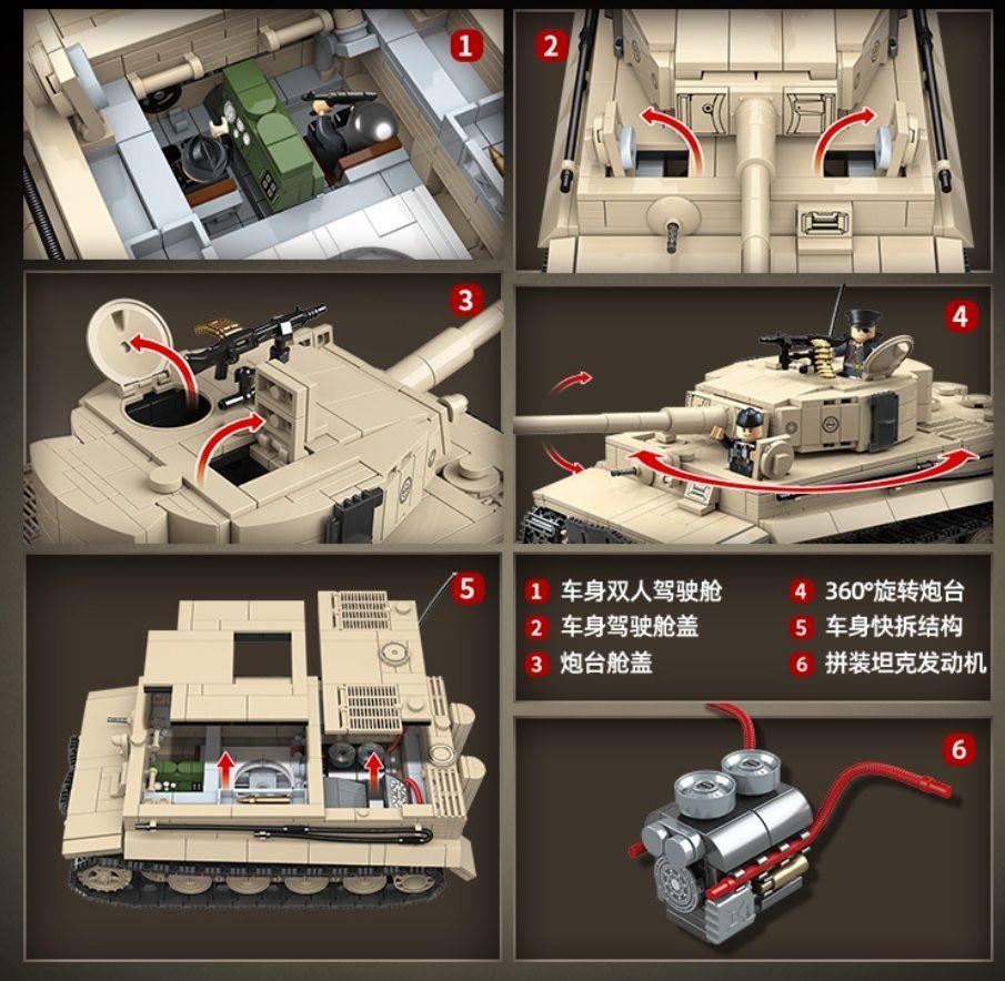 Tanque Segunda Guerra Mundial PanzerVI Tiger -6