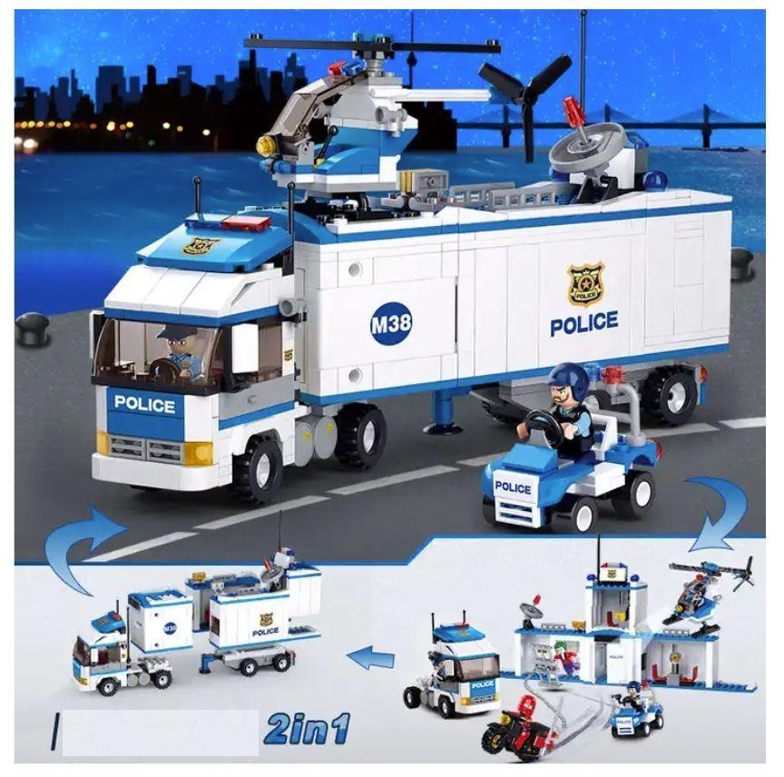 Camion y Estacion Policial con Helicoptero-5