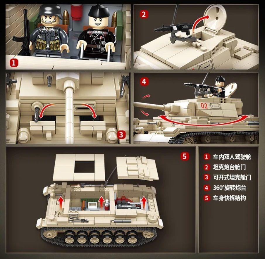 Tanque Alemán Segunda Guerra Mundial Panzer III-4
