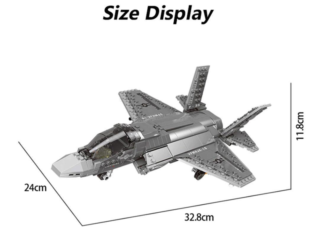 Avión de bloques F-35B Lightning II US Air Force-4