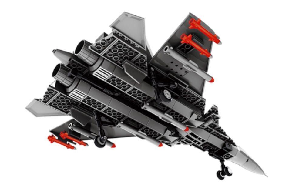 Avión de bloques J-15A Flying Shark-4