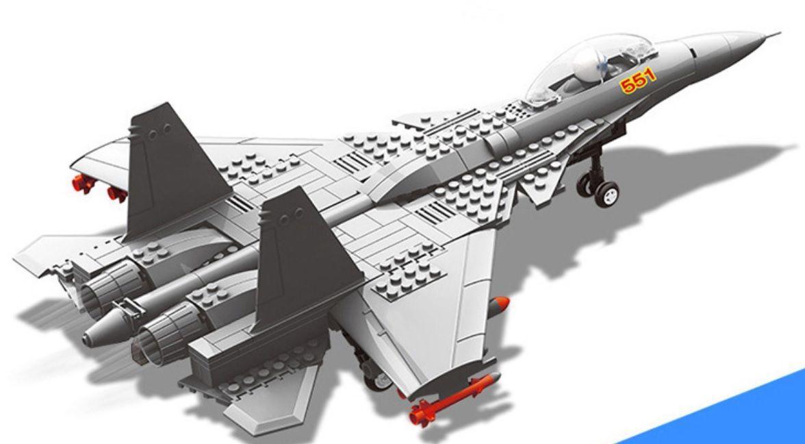 Avión de bloques J-15A Flying Shark-3