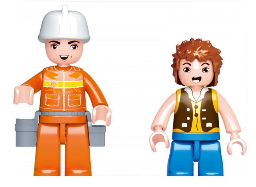 Camion de Bomberos Escalera, compatible Lego-3