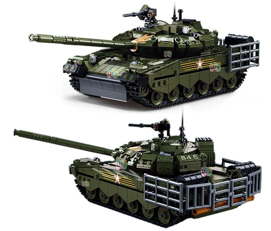 Tanque Armable Ruso T-80, compatible Lego-2
