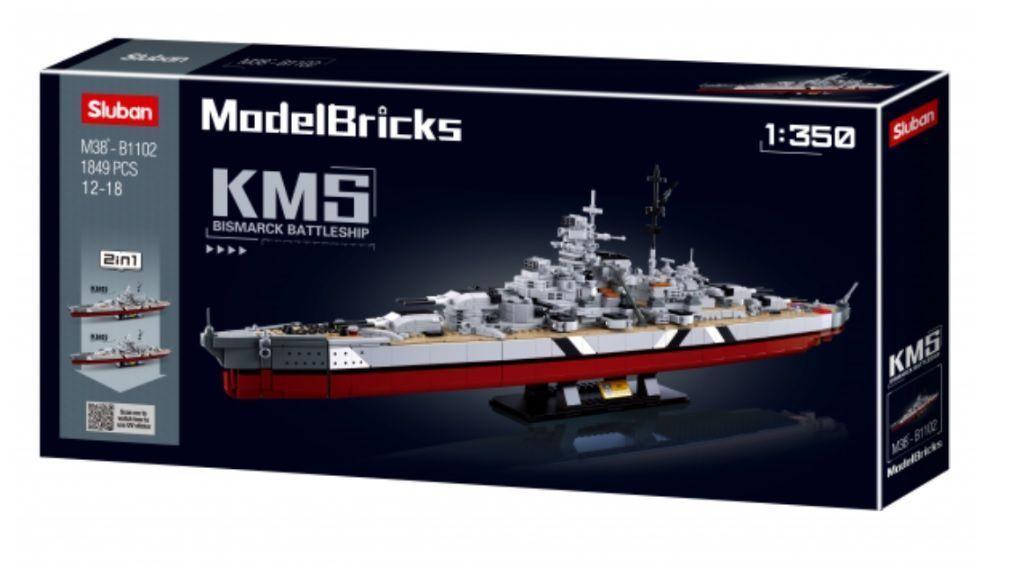 Barco Acorazado Aleman Bismarc/Tirpitz 75 (cm)-2