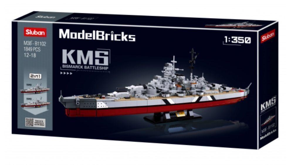 Barco Acorazado Aleman Bismarck/Tirpitz 75 (cm)-2