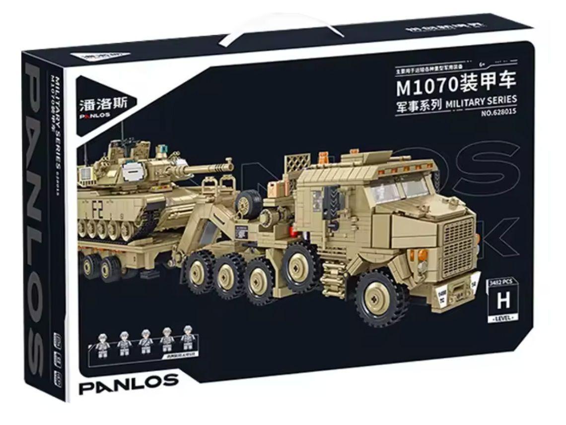 Camión Oshkosh M1070 + Tanque M1A2 Abrams, US ARMY-1