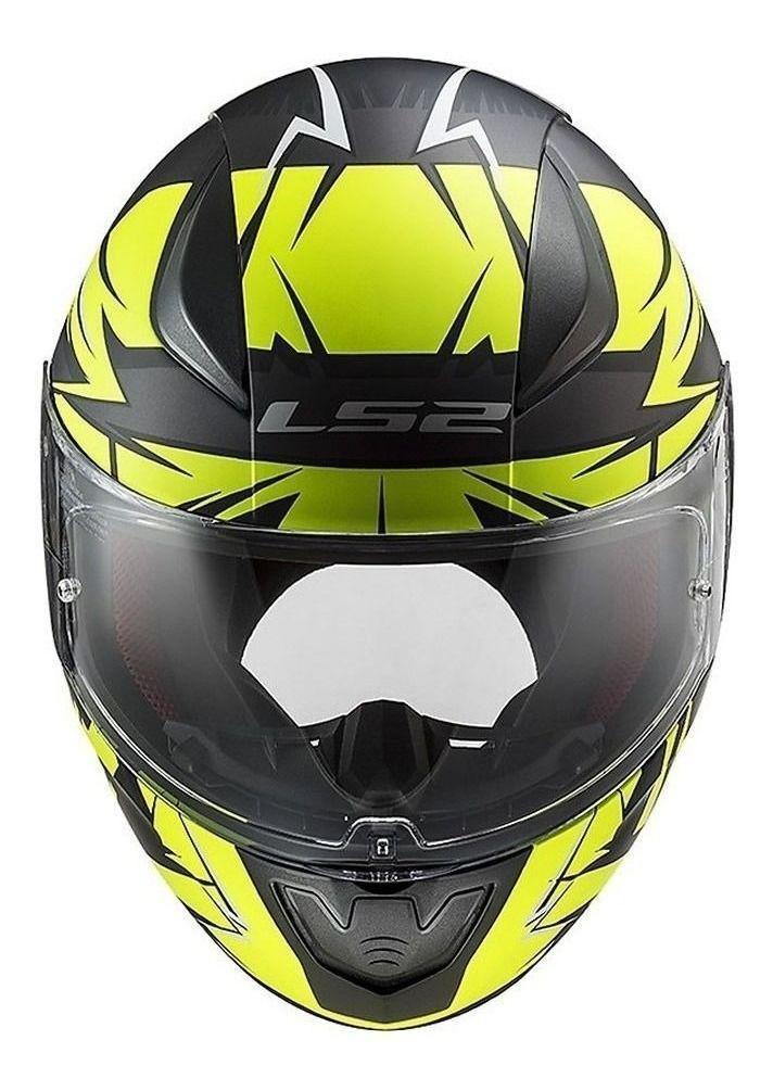 Casco Ls2 Ff353 Rapid Chromo Negro Amarillo Matte-2