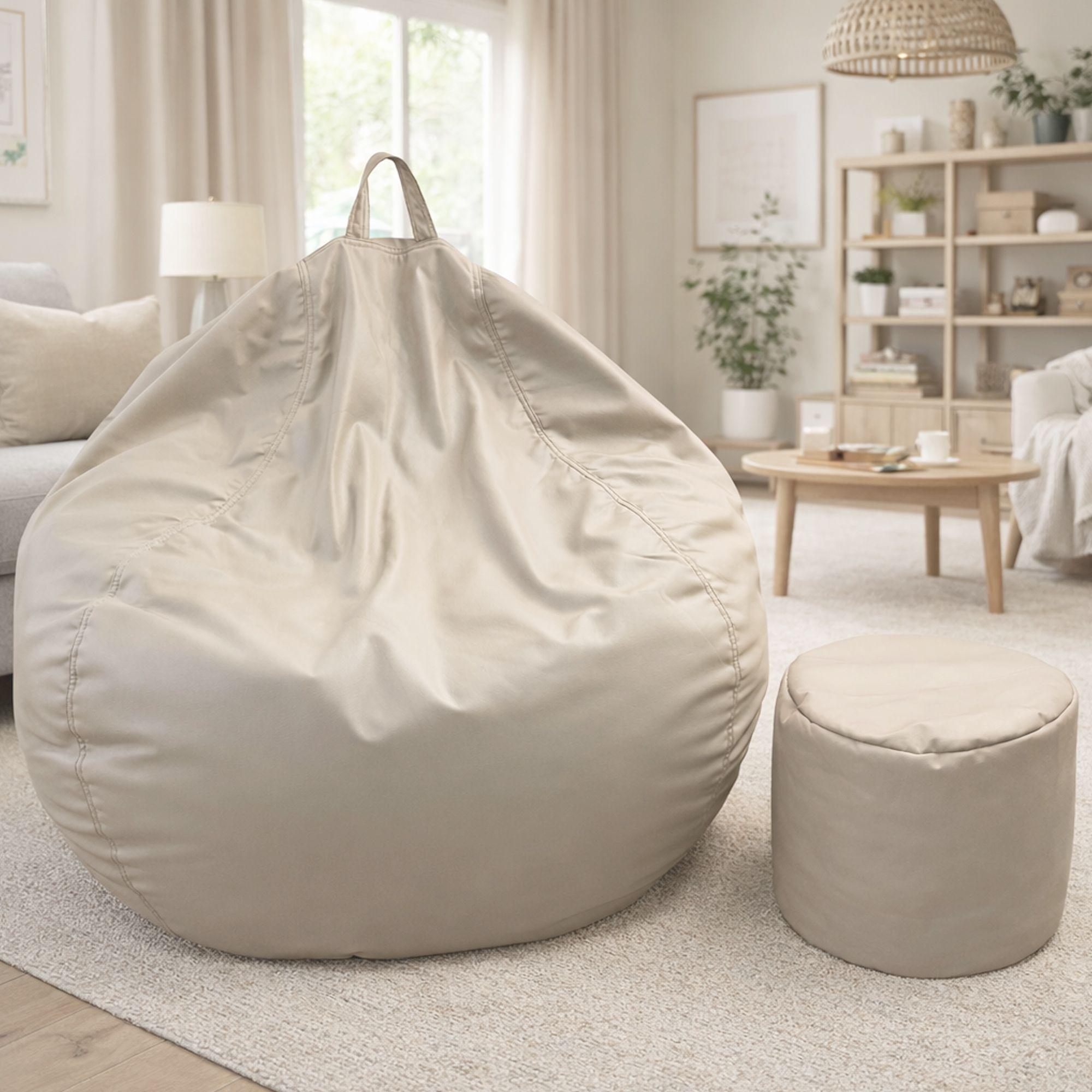 Puff Pera Eco Cuero talla XL Joytek  120x80cm -2