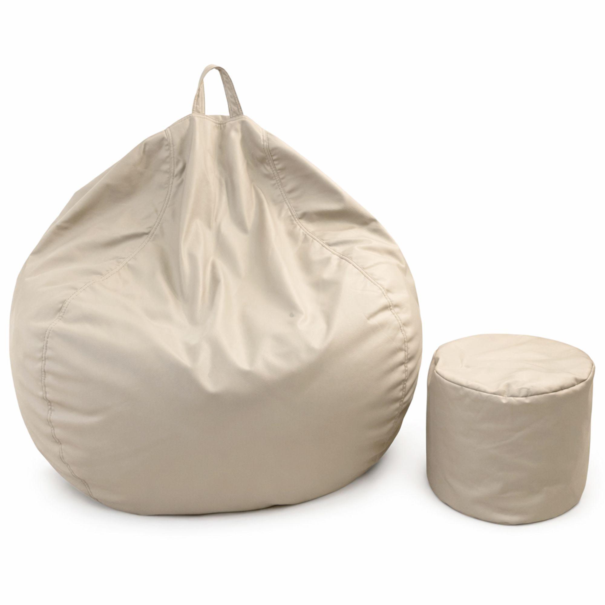 Puff Pera Eco Cuero talla XL Joytek  120x80cm -3