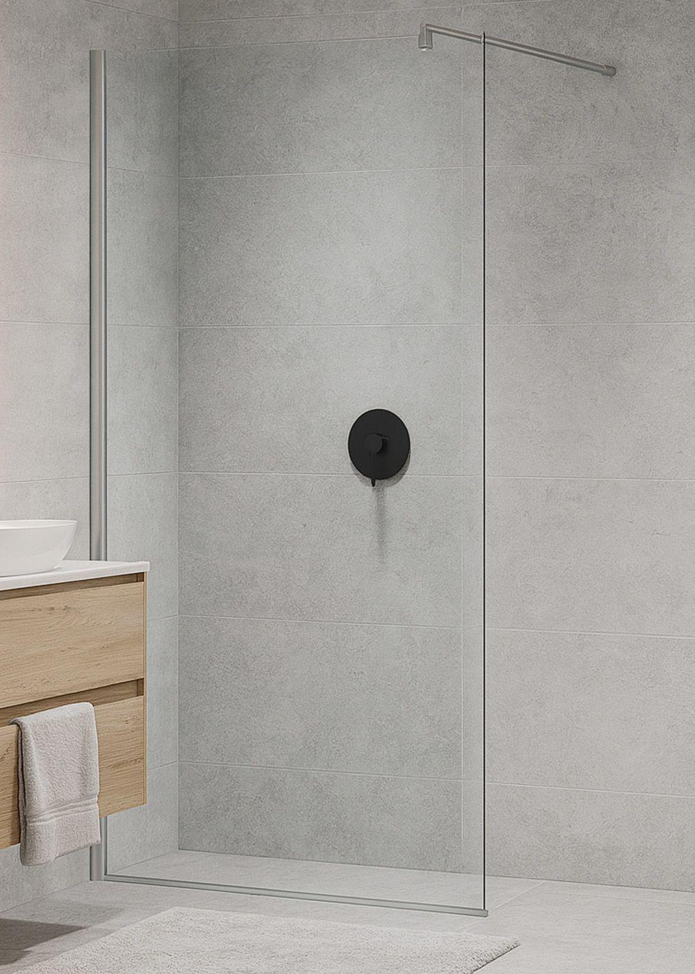 MAMPARA FIJA DE BAÑO RECTA 190X90 TRANSPARENTE 8MM-2