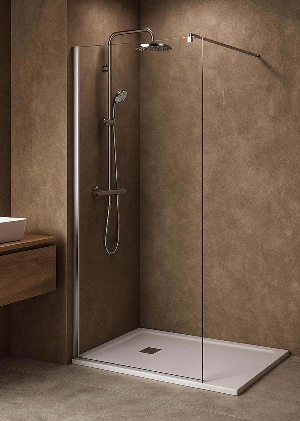 MAMPARA FIJA DE BAÑO RECTA 190X90 TRANSPARENTE 8MM-3