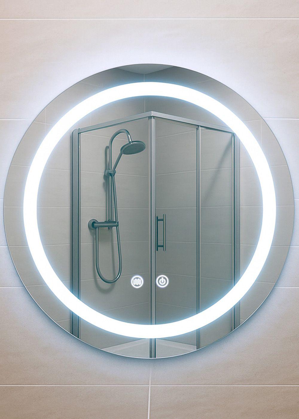 Espejo Redondo Touch con Luz Led 3 colores - 50 cm de Diámetro-3