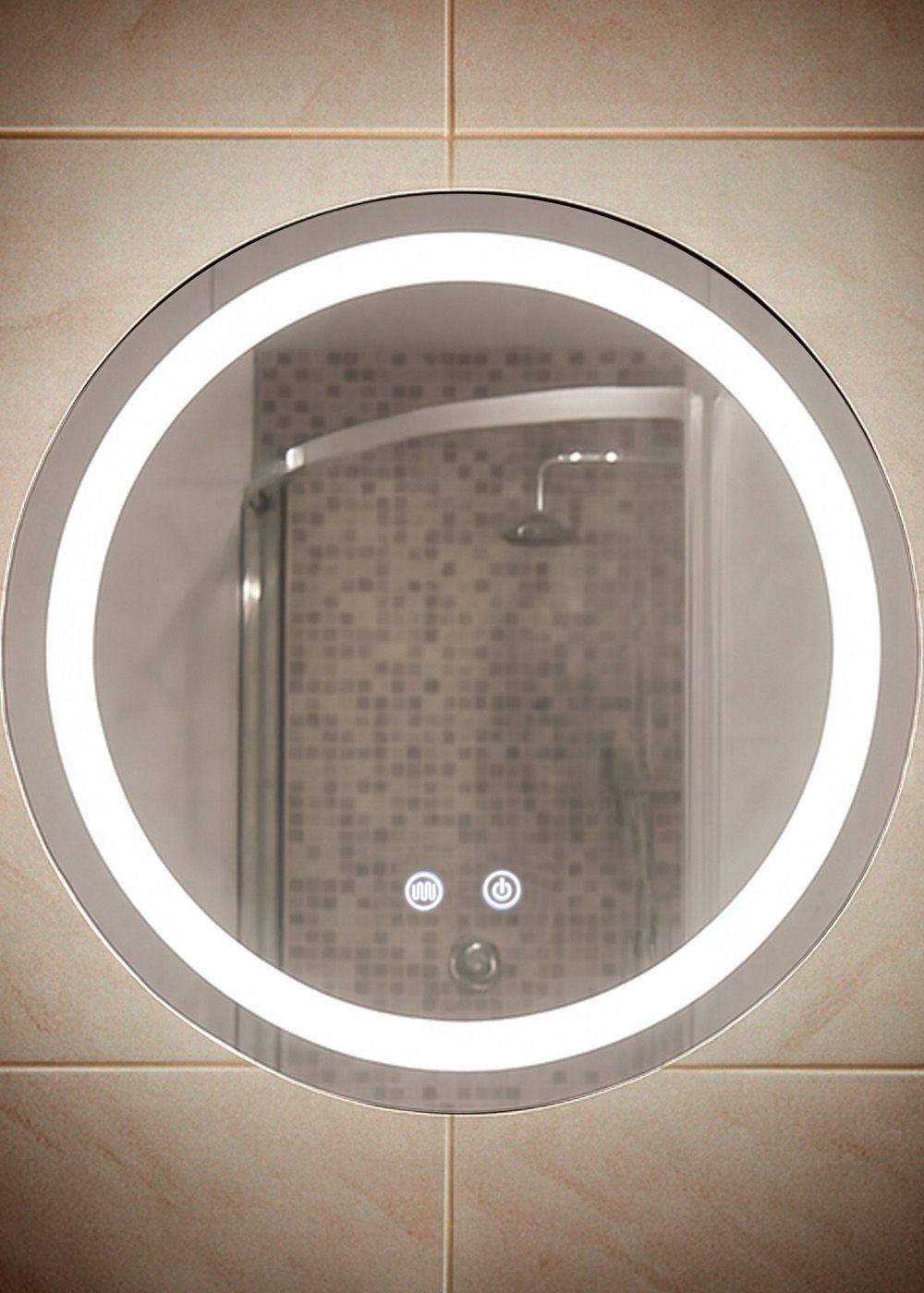 Espejo Redondo Touch con Luz Led 3 colores - 50 cm de Diámetro-5