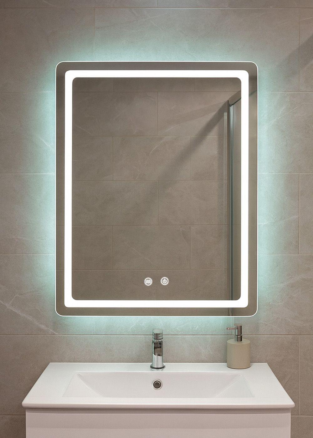 Espejo Rectangular Touch con Luz Led 3 colores 60 x 80 cm-4