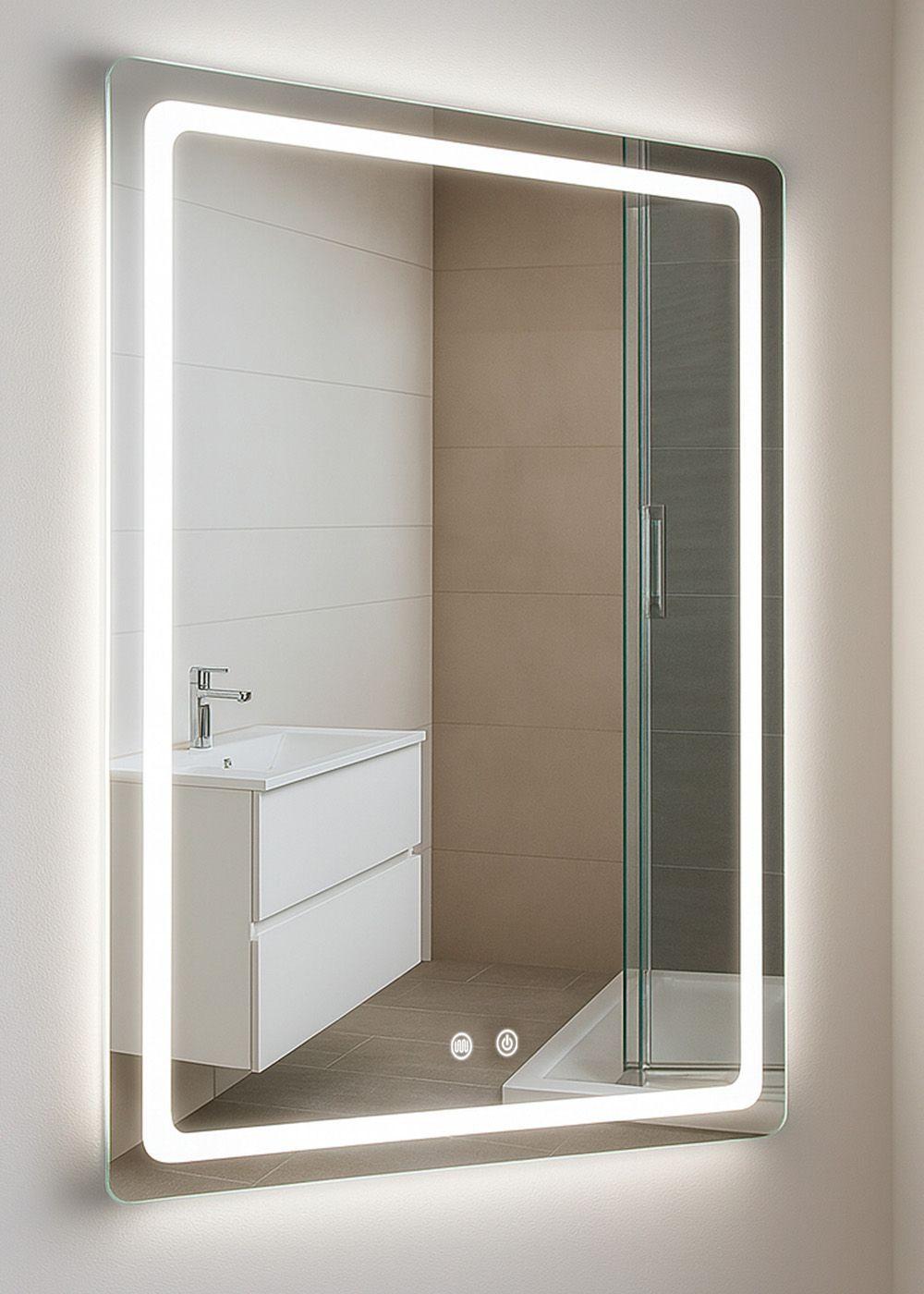 Espejo Rectangular Touch con Luz Led 3 colores 60 x 80 cm-5