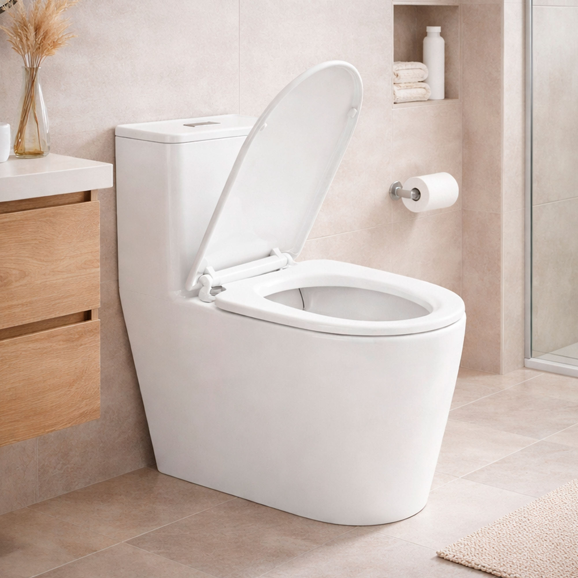 WC One Piece Joytek Demarks 2029 Descarga a Piso 30 cm-2