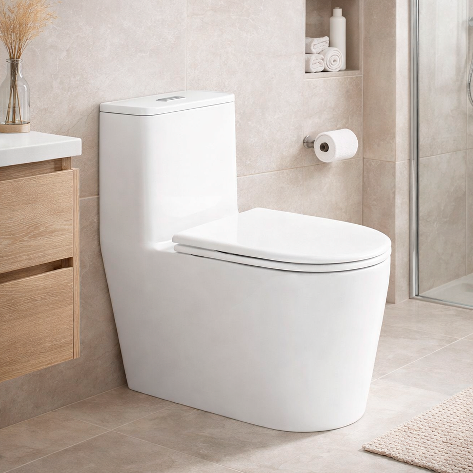 WC One Piece Joytek Demarks 2029 Descarga a Piso 30 cm-3