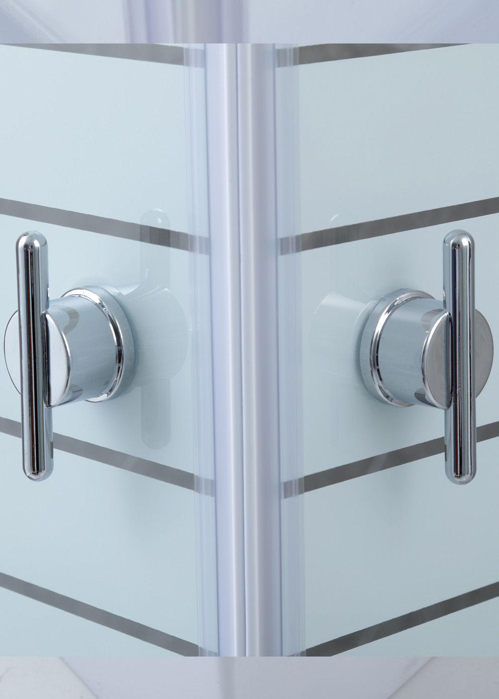 Shower Rectangular Strava Blanco 100x70x198cm (Incluye Receptáculo)-4