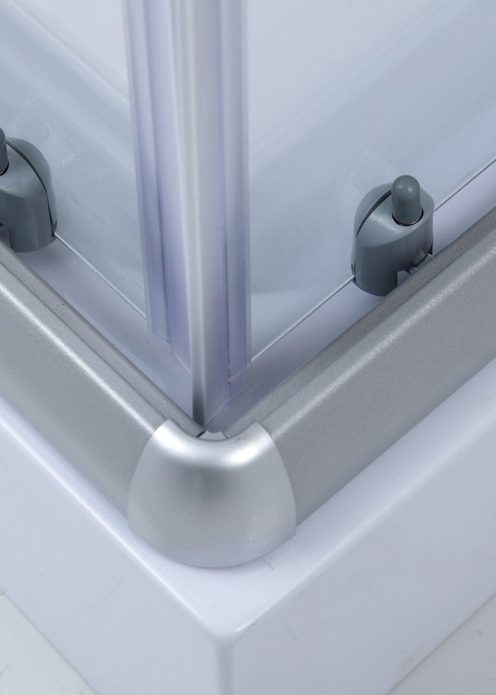 Shower Rectangular Strava Blanco 100x70x198cm (Incluye Receptáculo)-5