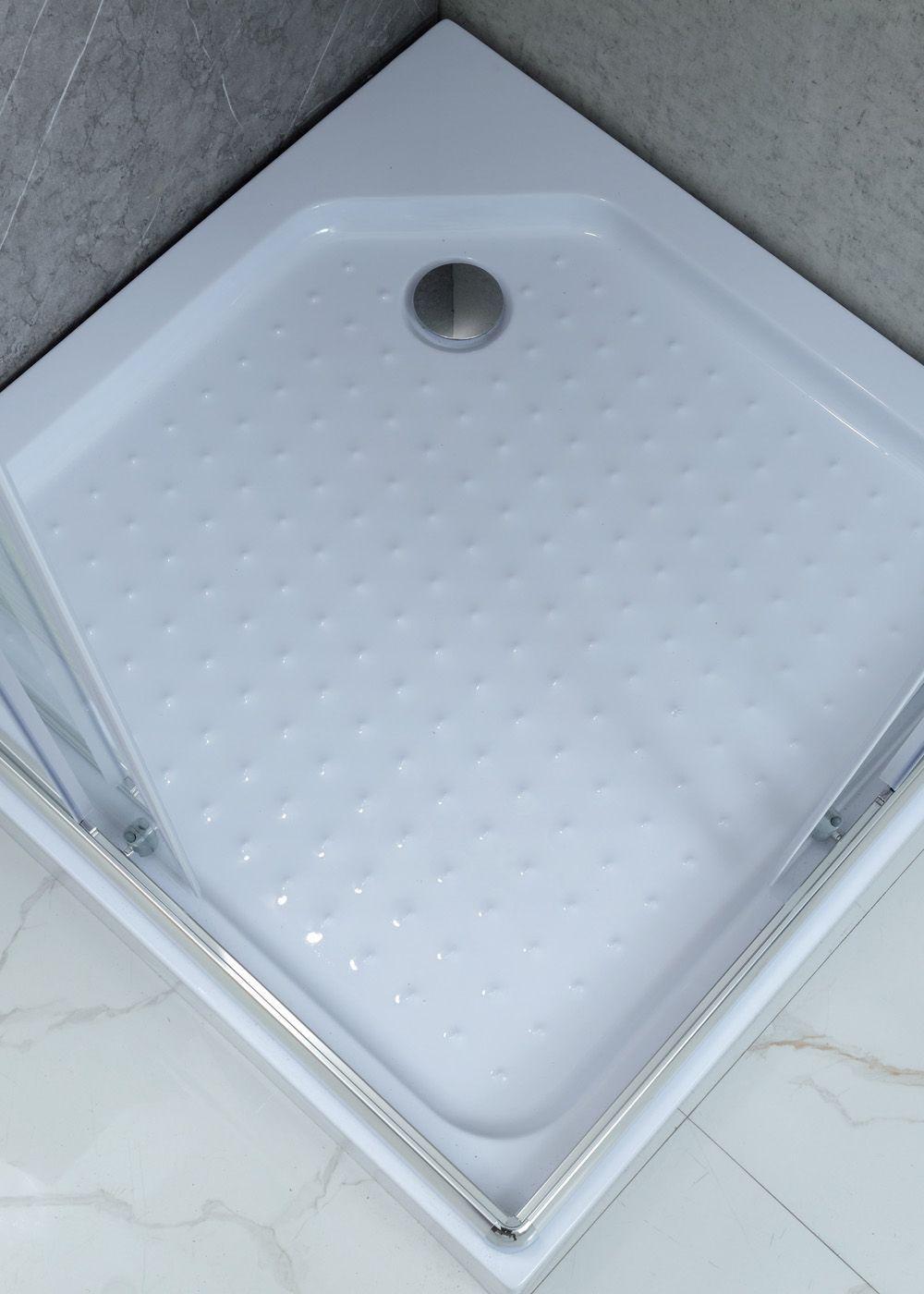 Shower Recto Strava Blanco 70x70cm (Incluye Receptáculo)-3