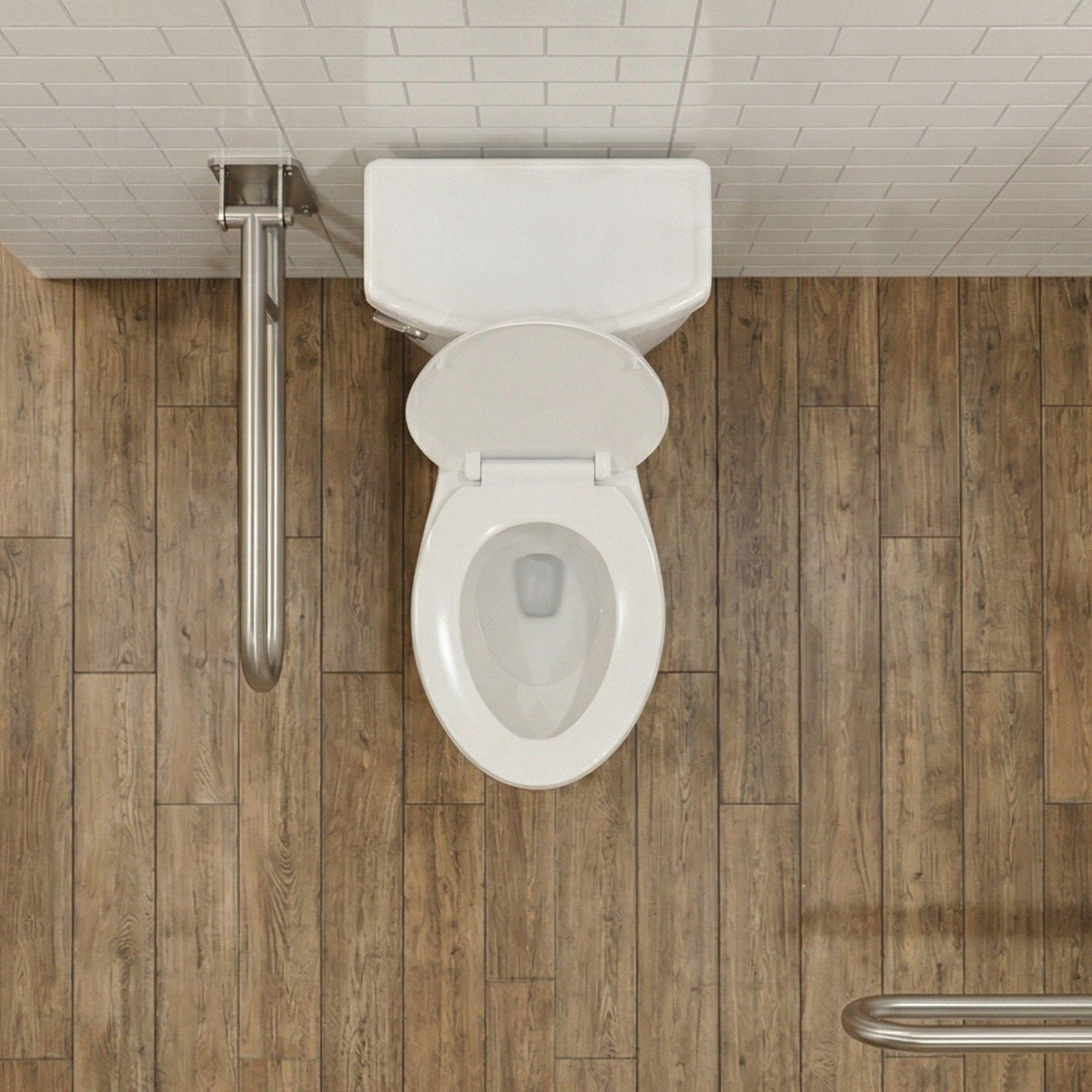 WC Sanitario Two Piece para Discapacitados Descarga a Piso 30 cm-5