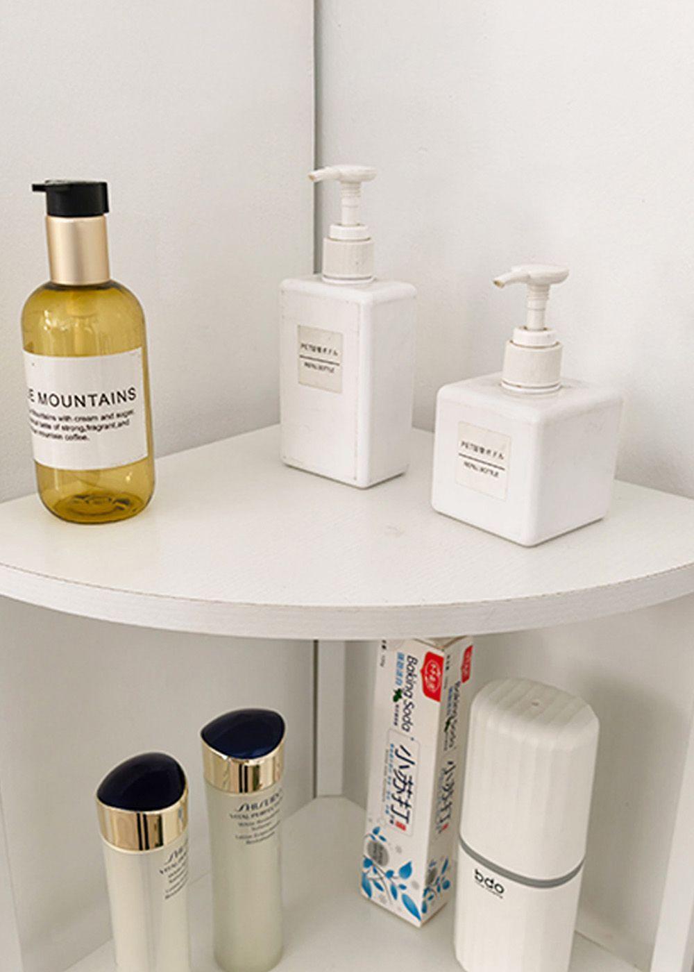 Estante Esquinero Blanco de Metal y Madera 5 Niveles 140.5x32×32 cm-7