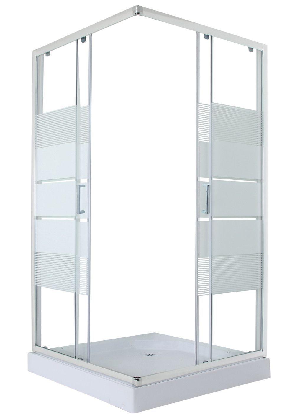 SHOWER DOOR JOYTEK STYLE RECTO BLANCO 90X90X198 CM (INCLUYE RECEPTÁCULO)-5