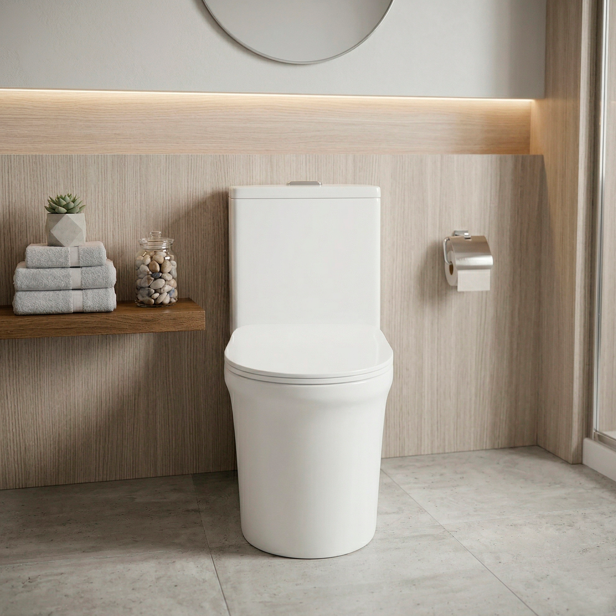 WC One Piece Premier 2051 Descarga a Piso 30 cm Blanco-3