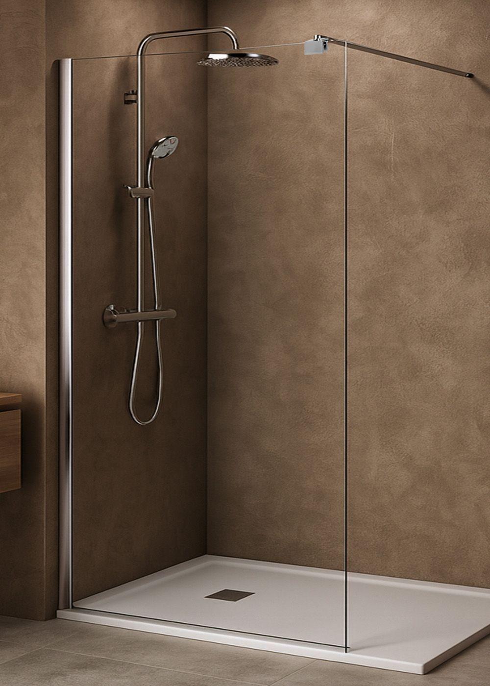 MAMPARA FIJA DE BAÑO RECTA 190X110 TRANSPARENTE 8MM-3