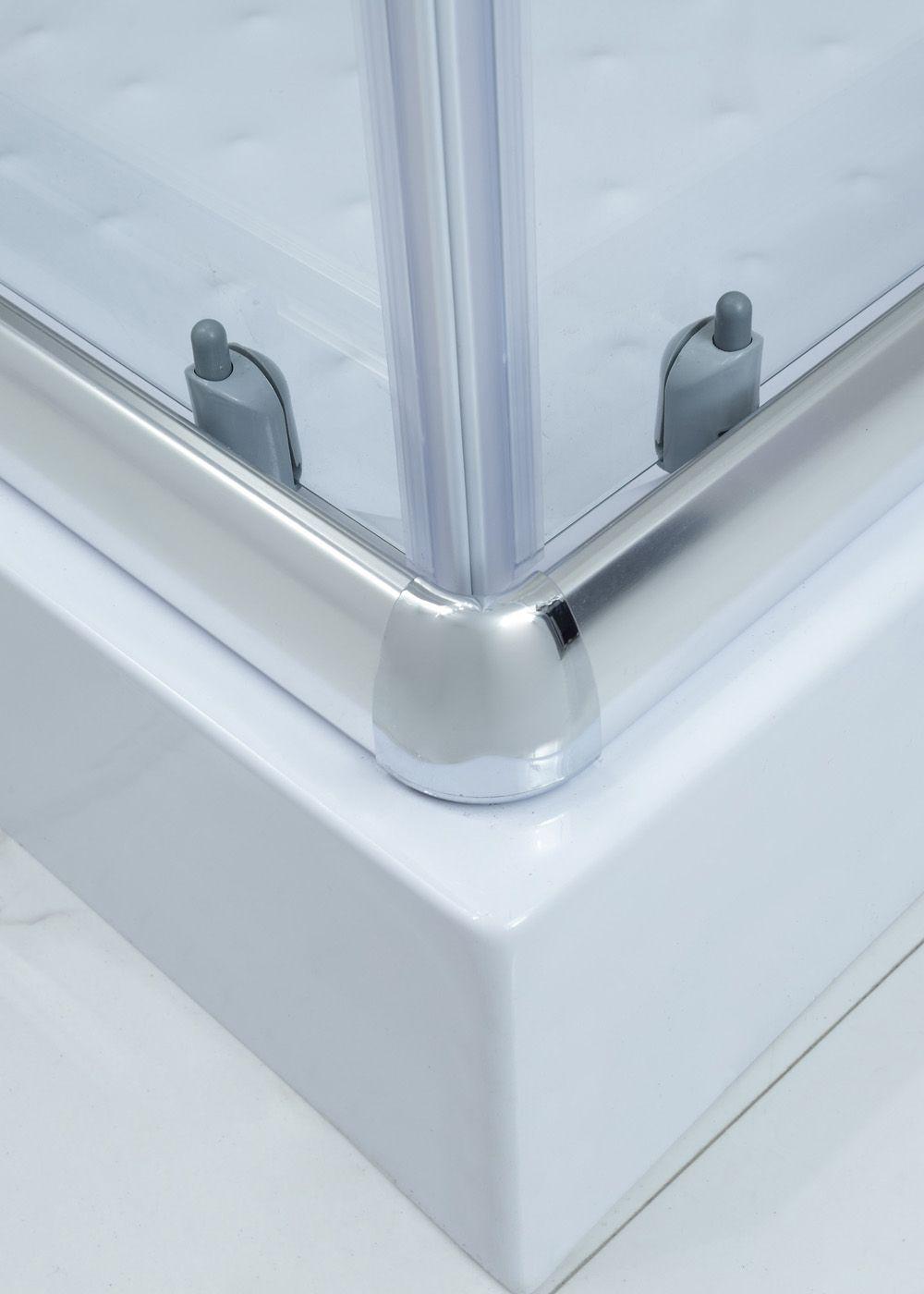 SHOWER DOOR JOYTEK RECTO STRAVA BLANCO 70X70X198 CM (INCLUYE RECEPTÁCULO)-5