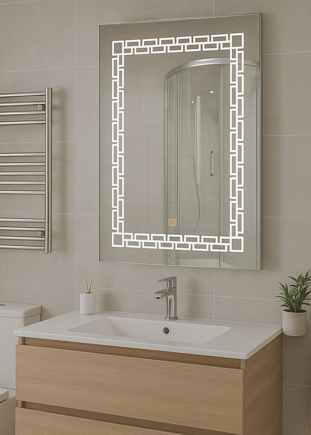 Espejo LED Diseños Joytek Rectangular 80x60 cm-3