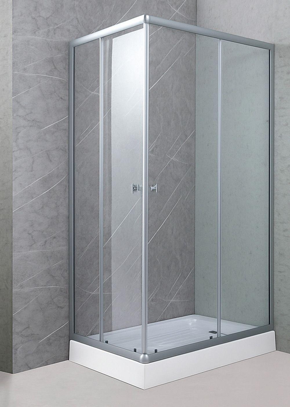 Shower Rectangular Lens Vidrios Transparentes 120x80cm (Incluye Receptáculo)-3