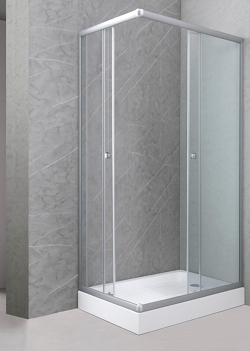 Shower Rectangular Lens Vidrios Transparentes 120x80cm (Incluye Receptáculo)-4