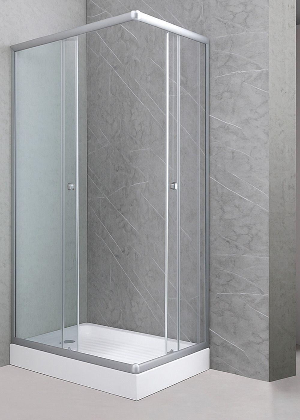 Shower Rectangular Lens Vidrios Transparentes 120x80cm (Incluye Receptáculo)-5