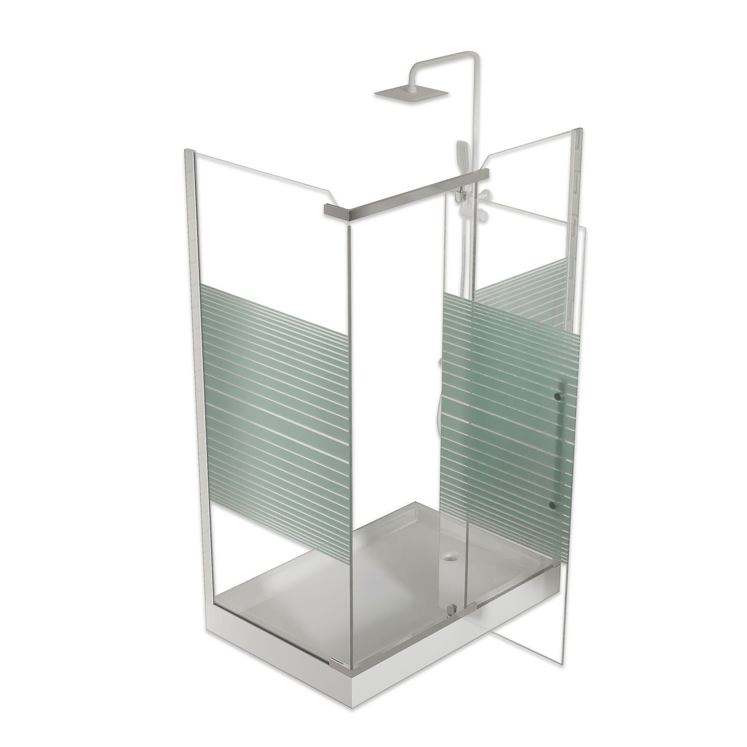Shower 120x80cm Rectangular Líneas-3
