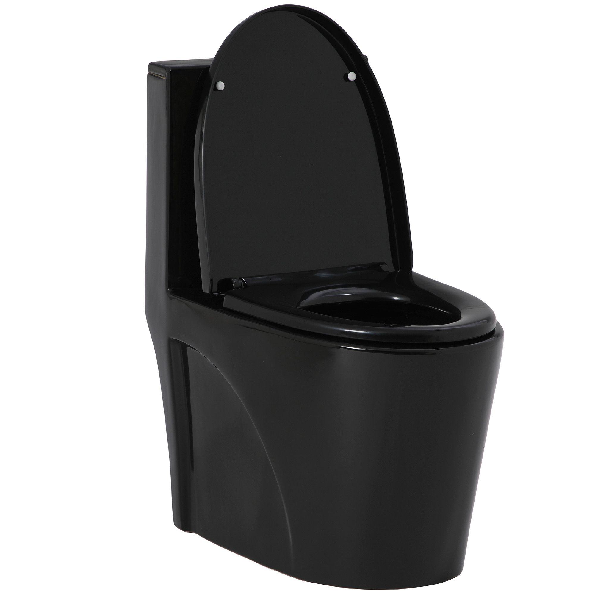 WC One Piece 2007 Negro Descarga a Piso 30 cm-6