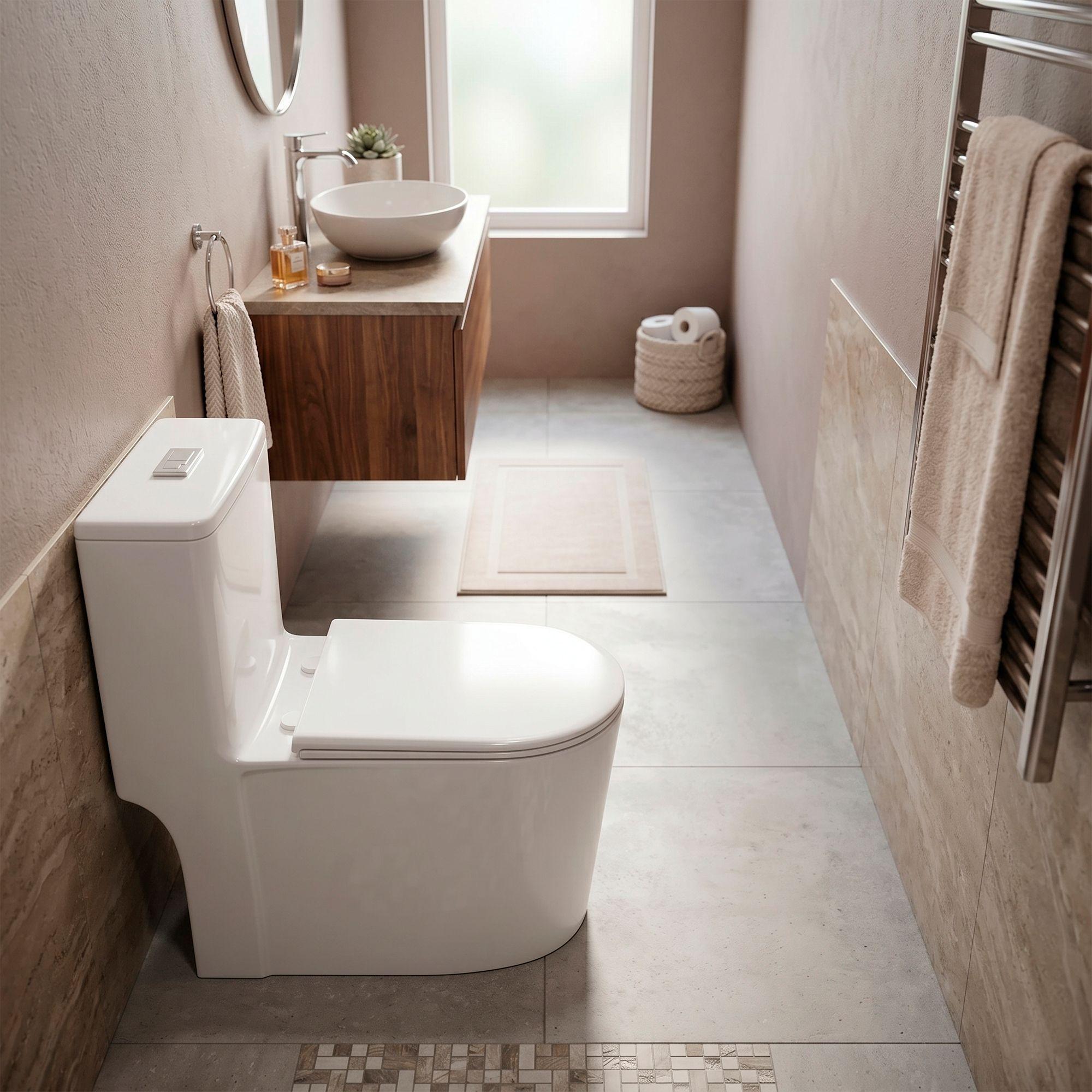 WC One Piece Demarks 2058 Descarga a Piso 30 cm-2