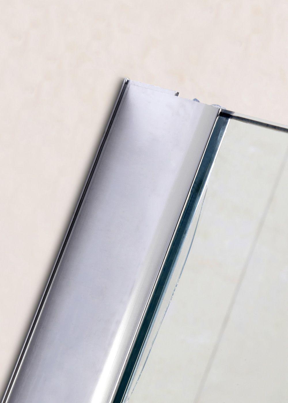 MAMPARA FIJA DE BAÑO RECTA 190X100 TRANSPARENTE 8MM-7