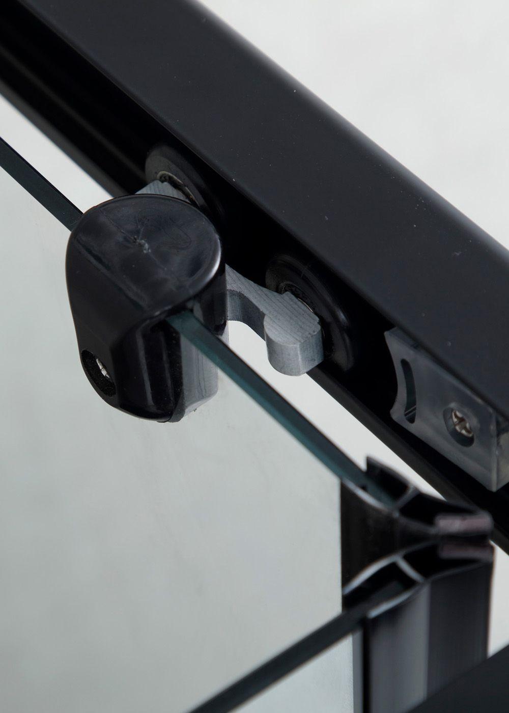 Shower Rectangular Strava Negro 100x70cm (Incluye Receptáculo)-7